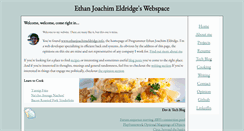 Desktop Screenshot of ethanjoachimeldridge.info